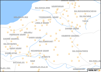 map of Douar Sidi Afif